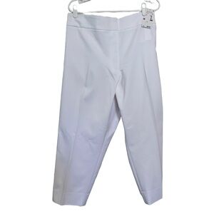 Michael Kors White Plus Size Stretch Straight Leg Slit Hem Sz 22W-NWT